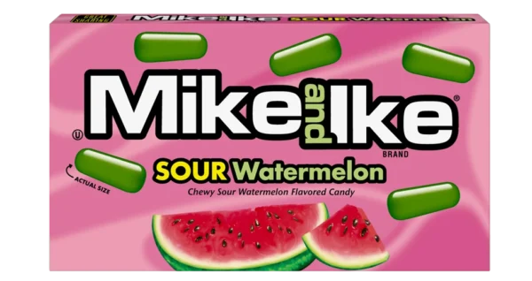 Mike and Ike Sour Watermelo Theater Box